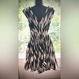 Banana Republic Black and White Maxi Dress